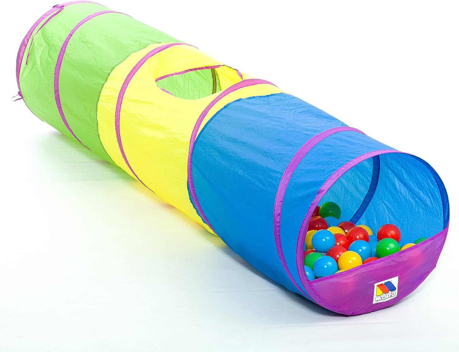 Túnel de bolas con 25 bolas