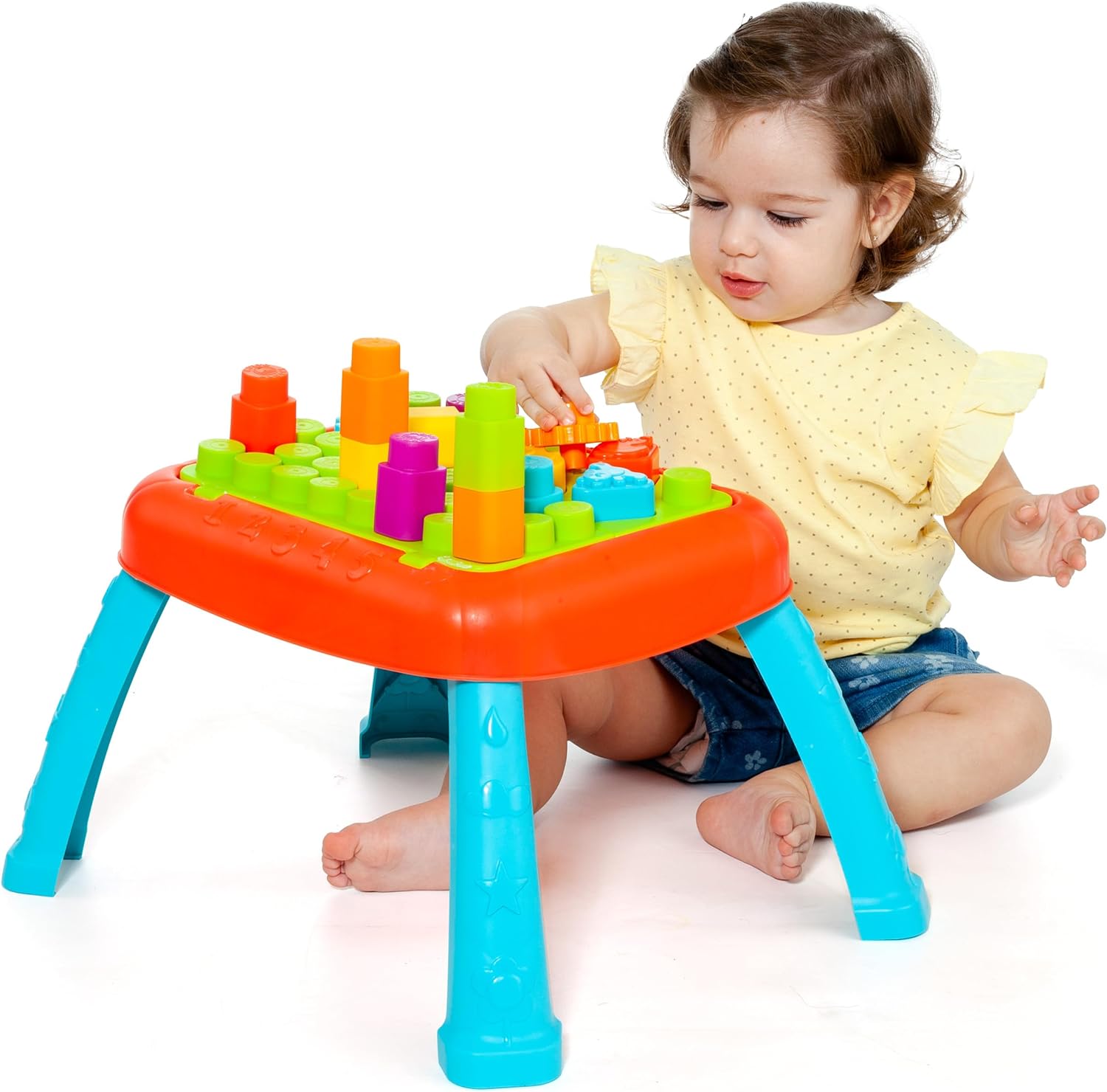 Mesa de actividades con 20 piezas