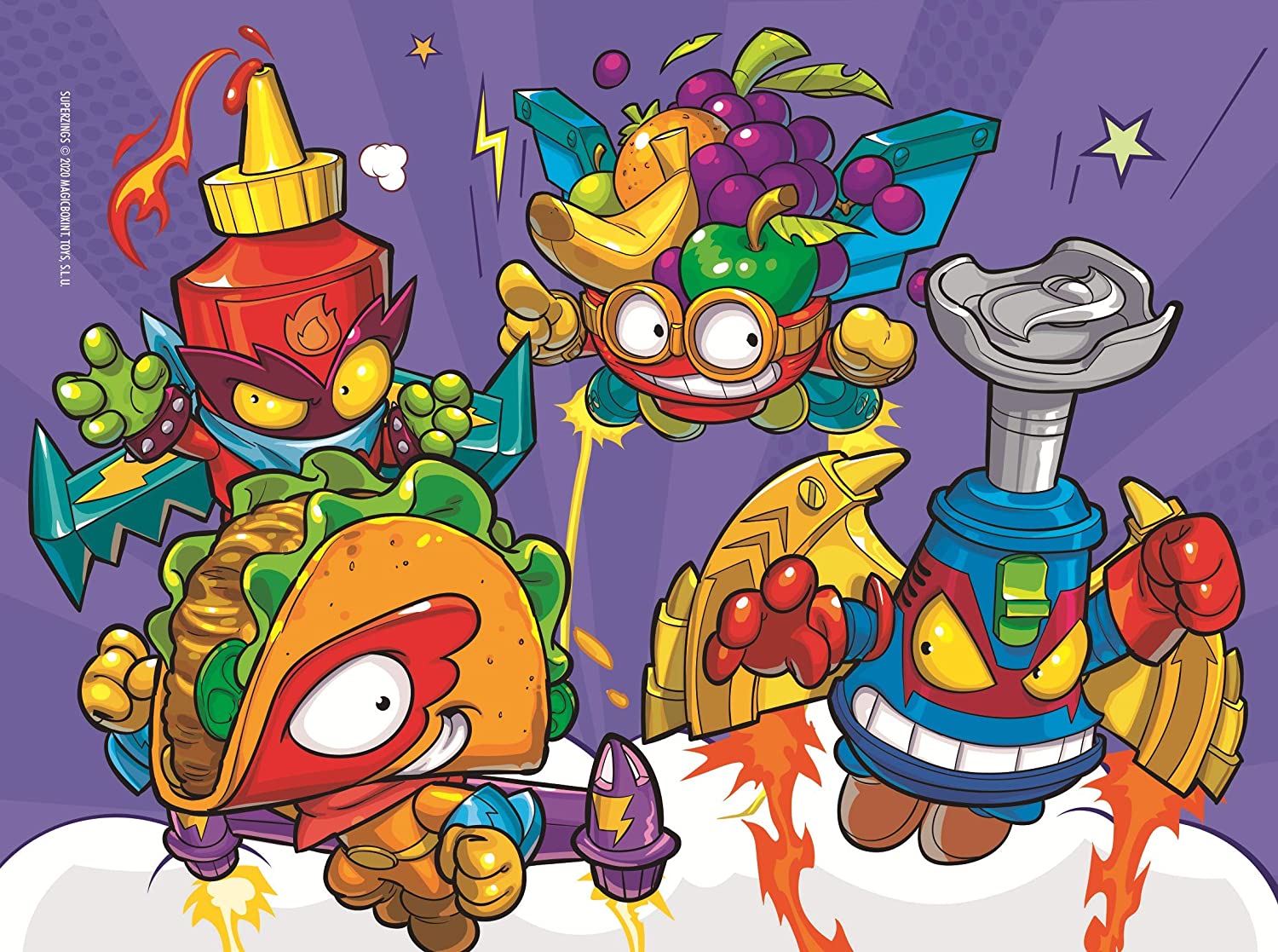 Puzzles Progresivos Superzings 12+16+20+24