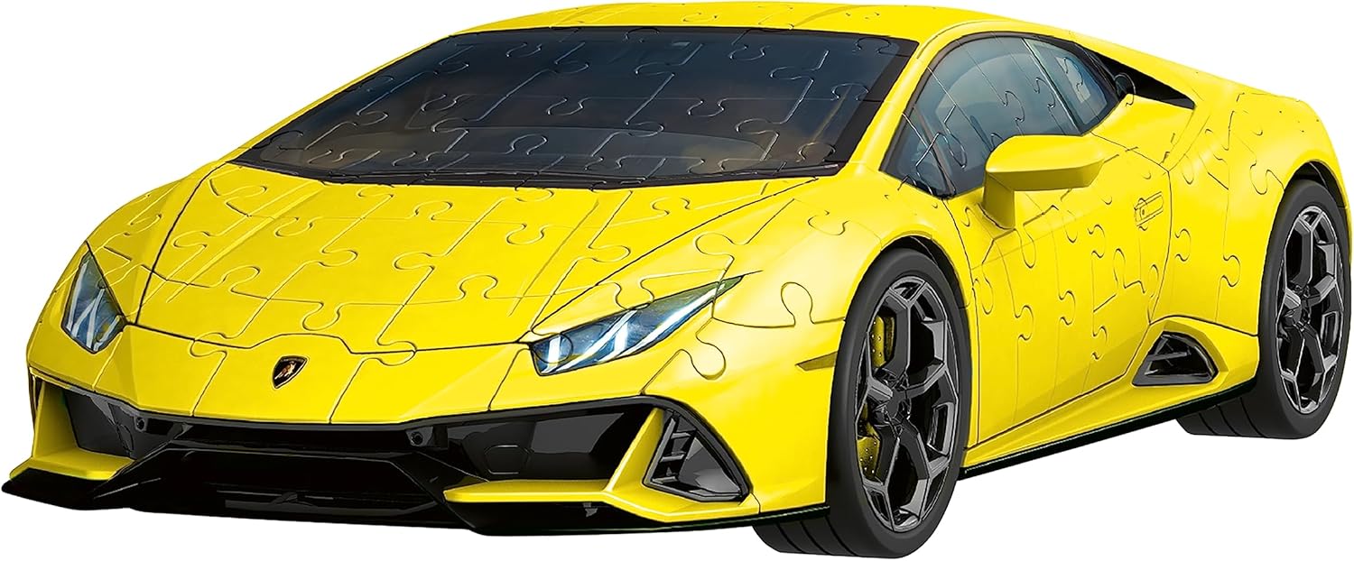 Puzzle 3D Lamborghini Huracán EVO amarillo