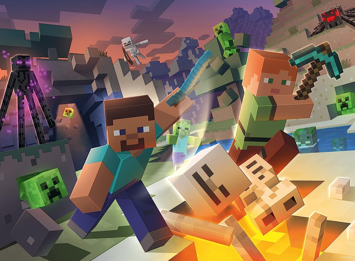 Puzle 100 XXL Minecraft