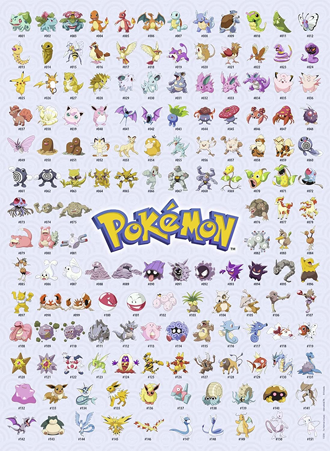 Puzzle 500 Pokémon