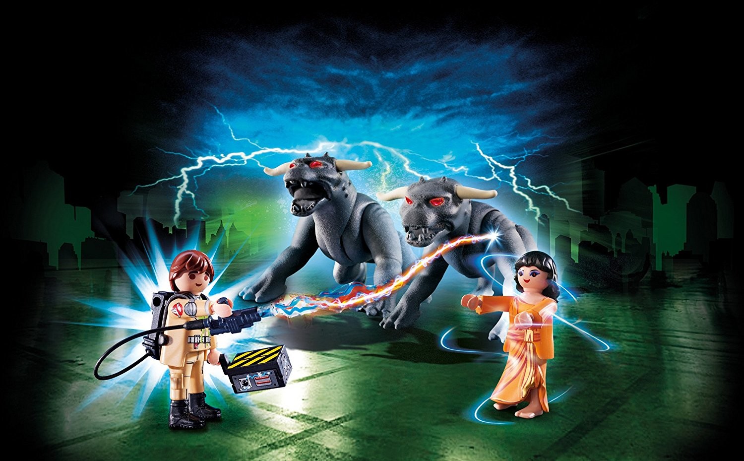 Venkman, Dana y Perros de Gozer Ghostbusters