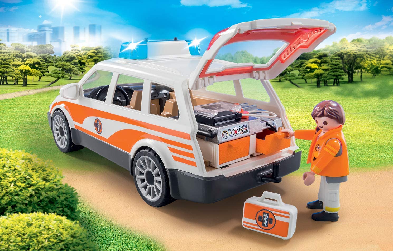 Coche discount ambulancia playmobil