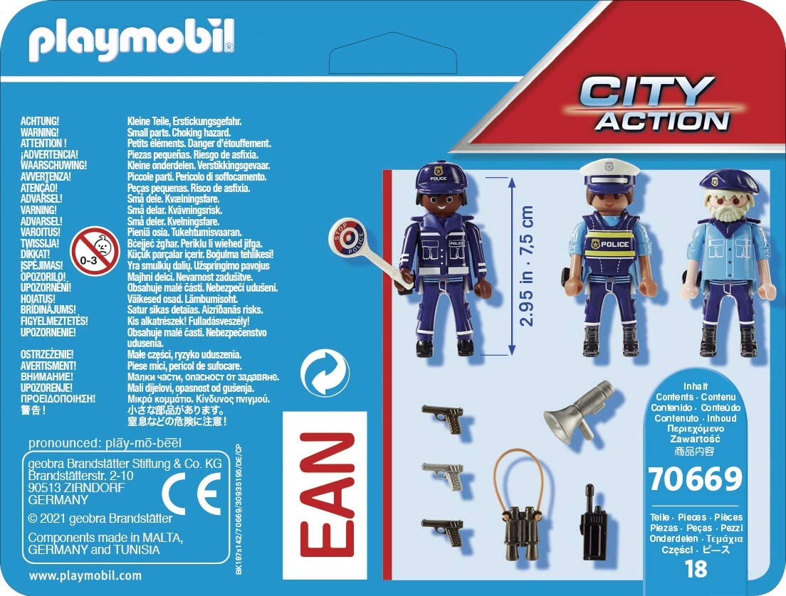 Set Figuras Policía
