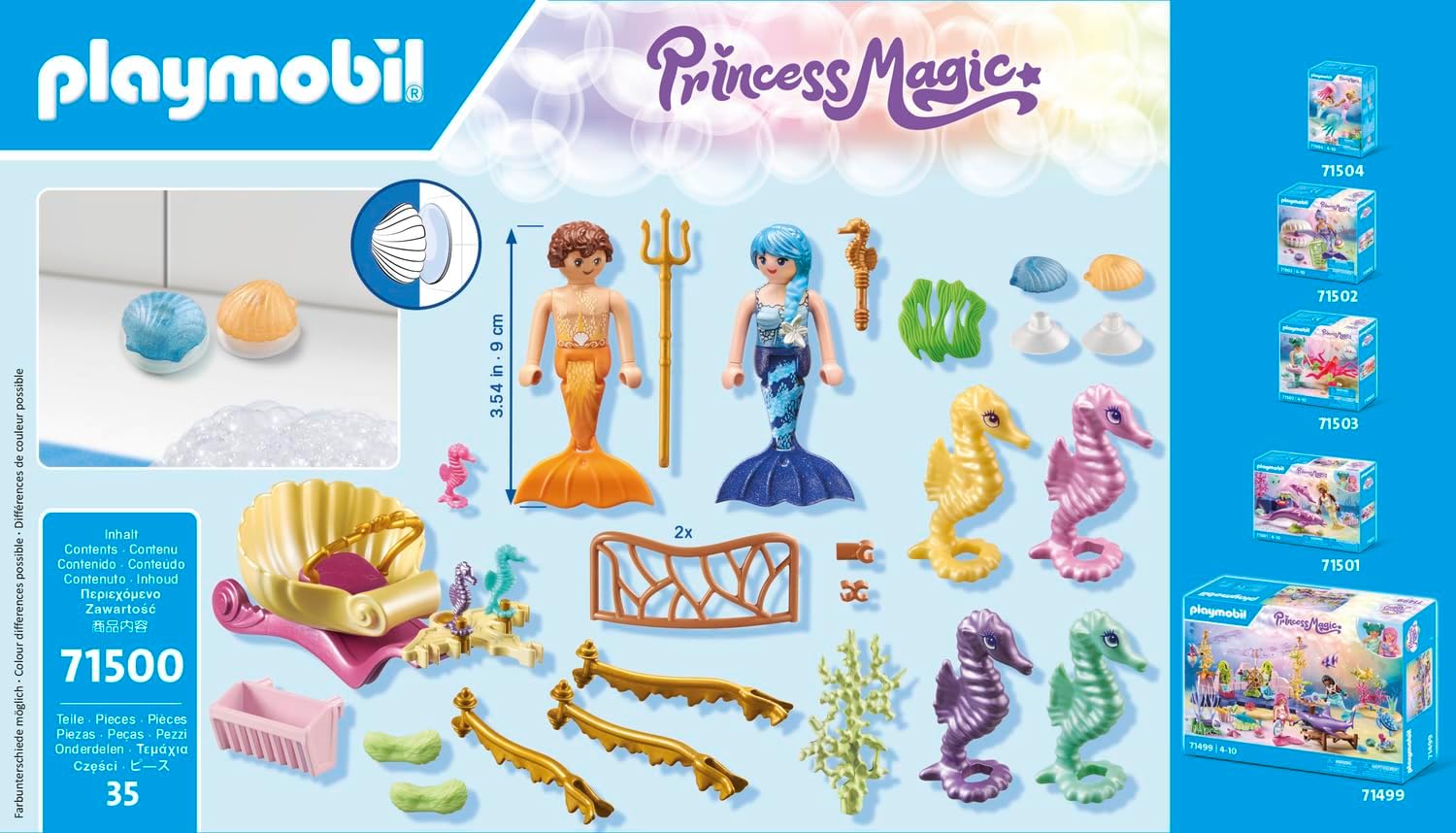 Sirenas con caballitos de mar