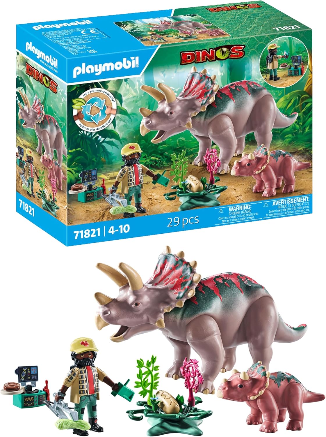 Familia de triceratops