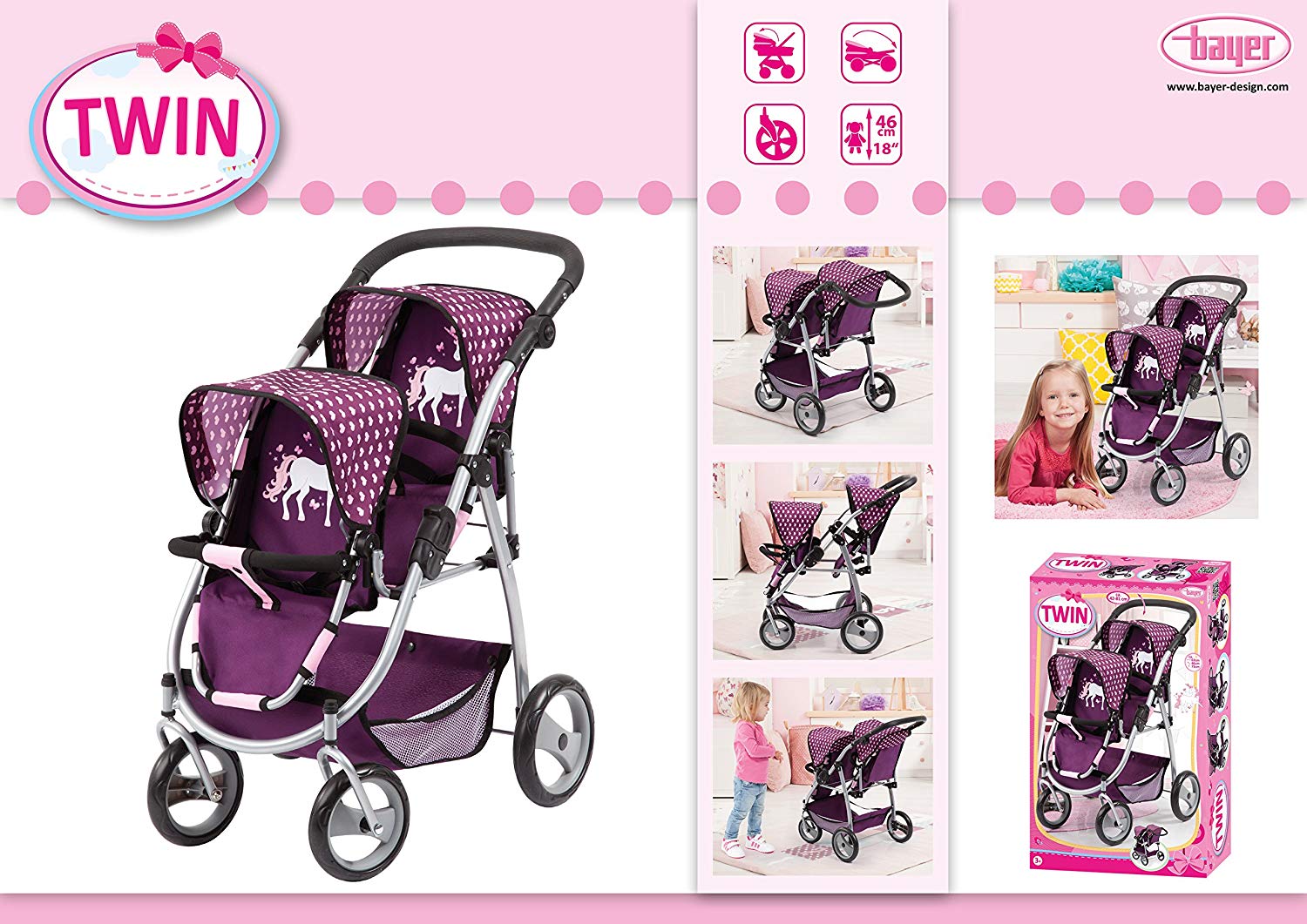 Silla Gemelos Twin Tandem