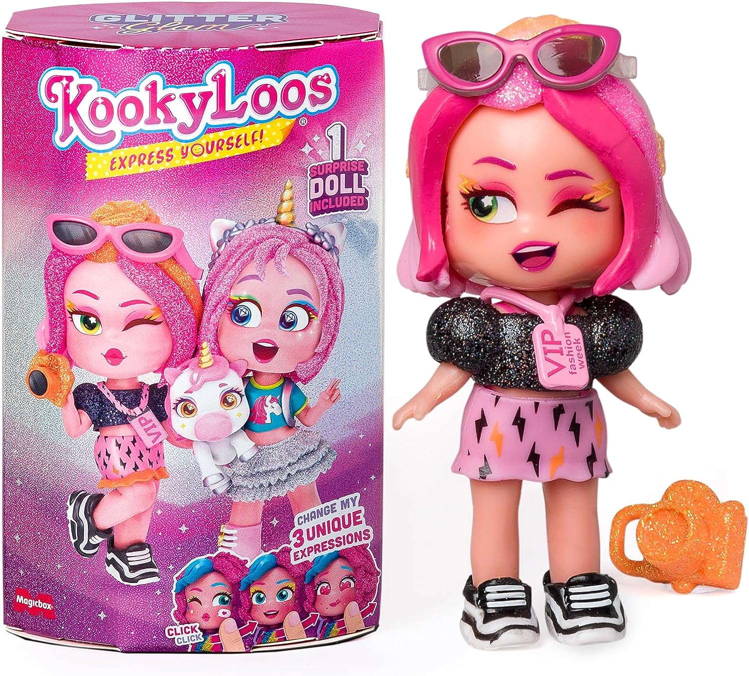 KookyLoos Glitter Glam Surprise Doll