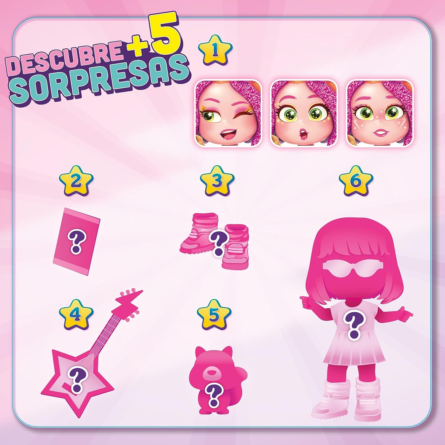 KookyLoos Glitter Glam Surprise Doll