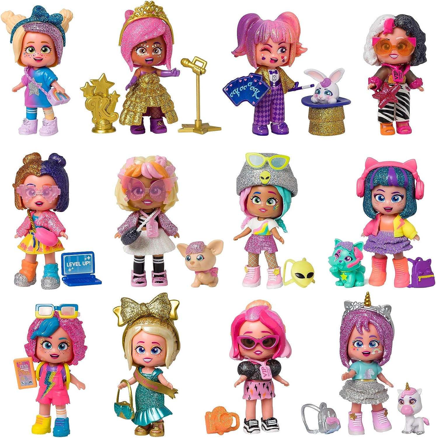KookyLoos Glitter Glam Surprise Doll