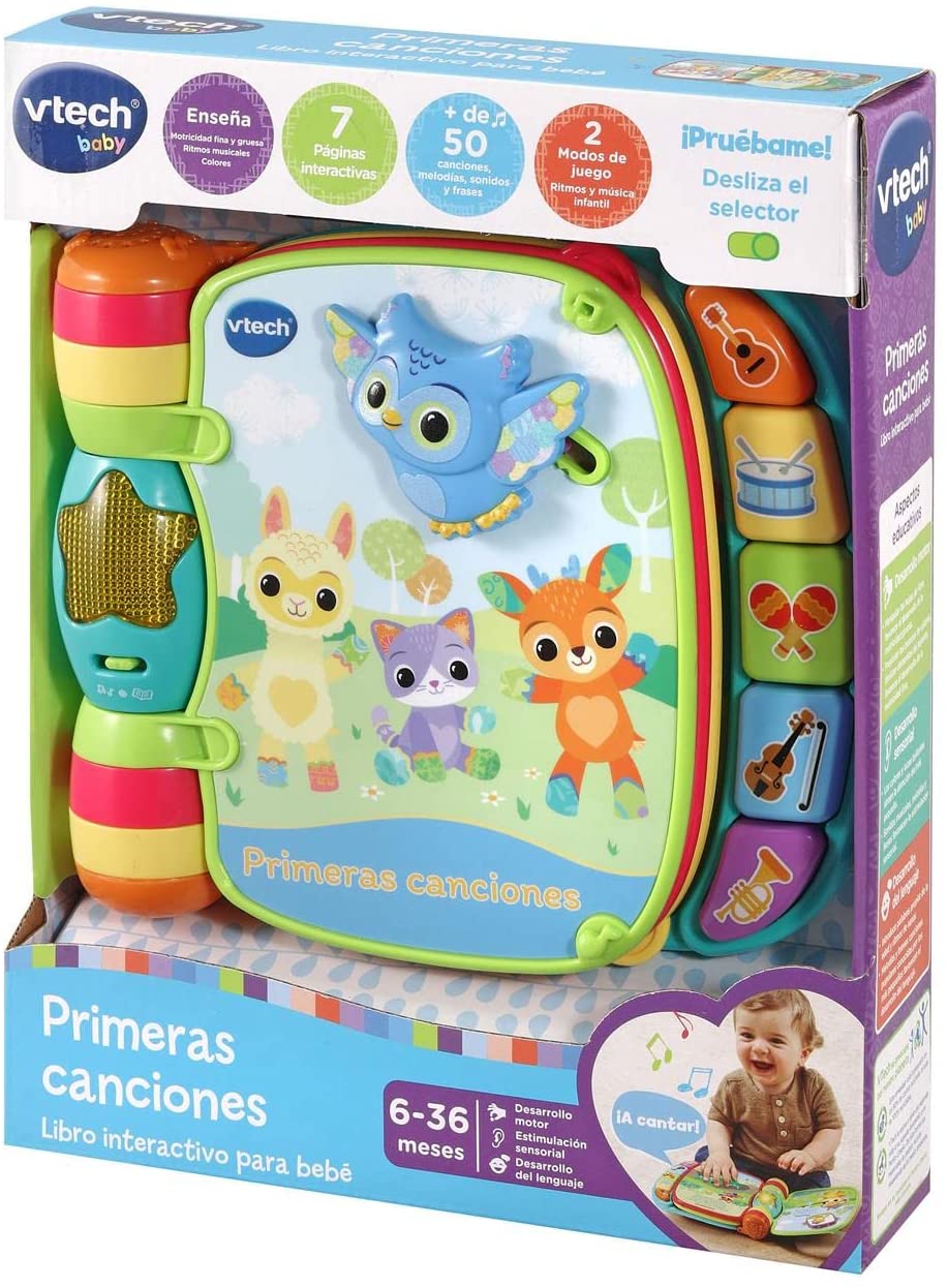 Primeras canciones Libro interactivo para bebés