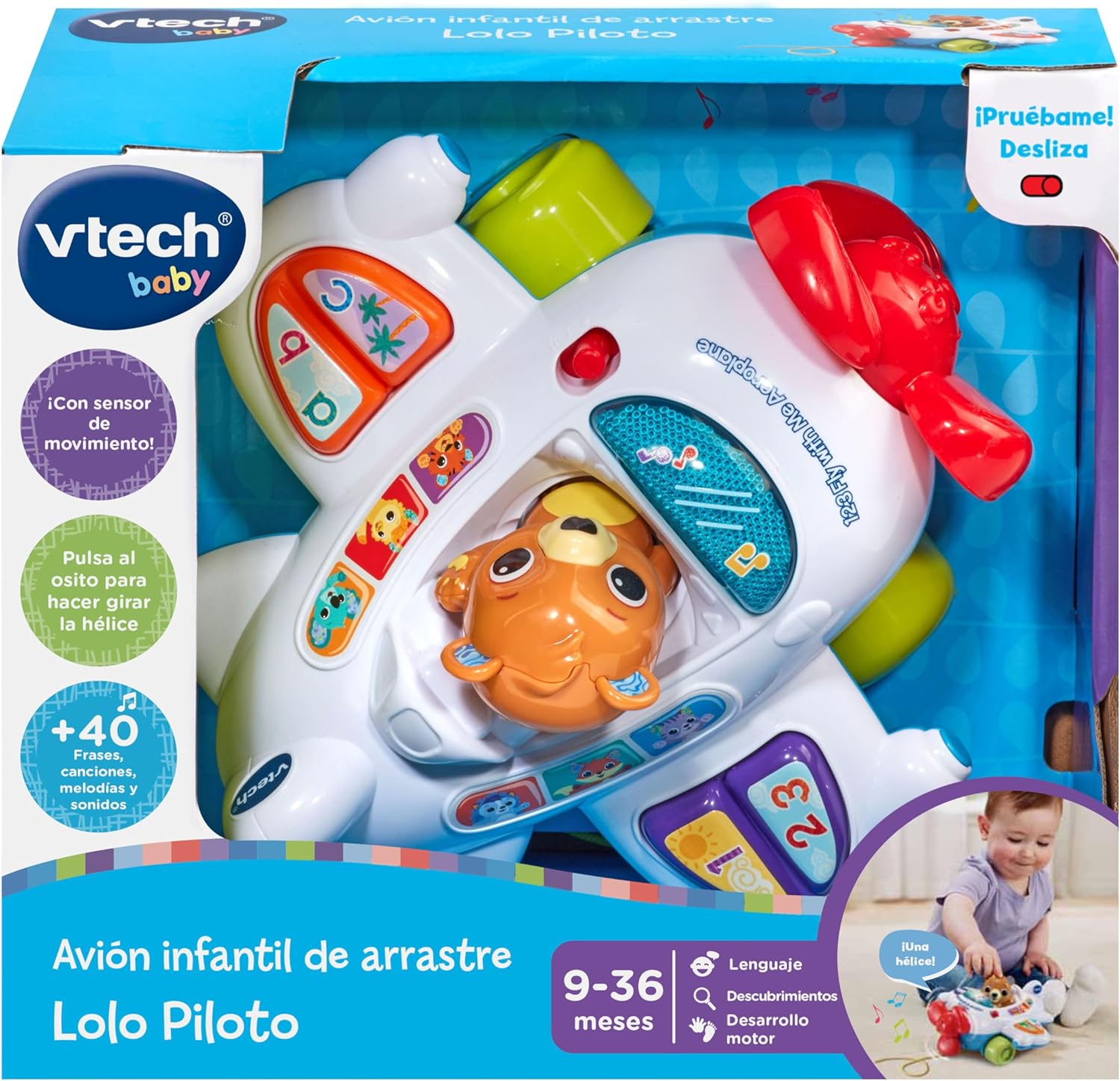 Avión infantil de arrastre Lolo Piloto