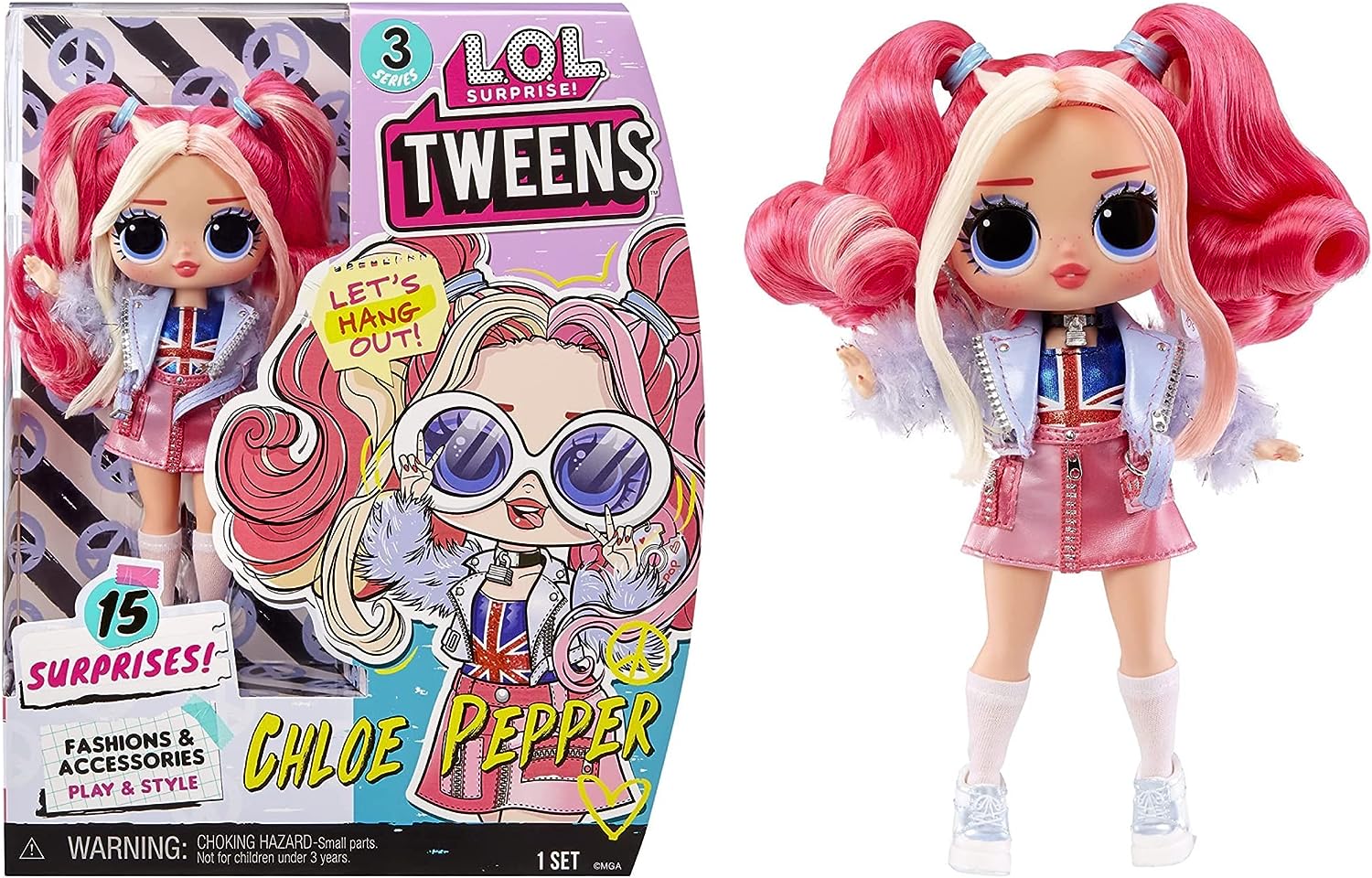 L.O.L. Surprise Tweens S3 Doll- Chloe Pepper