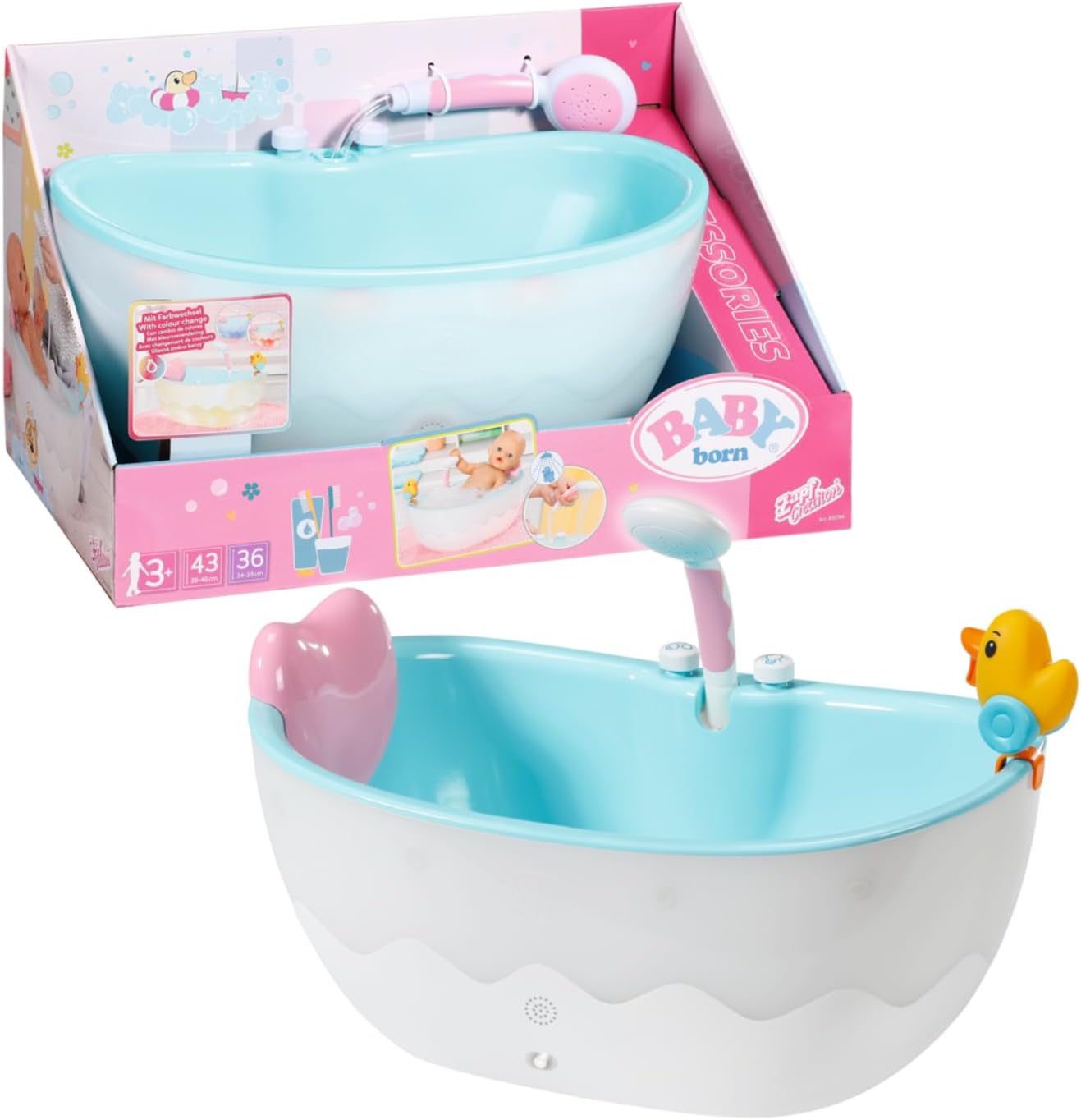 Baby Born Bañera con Luz y Sonido