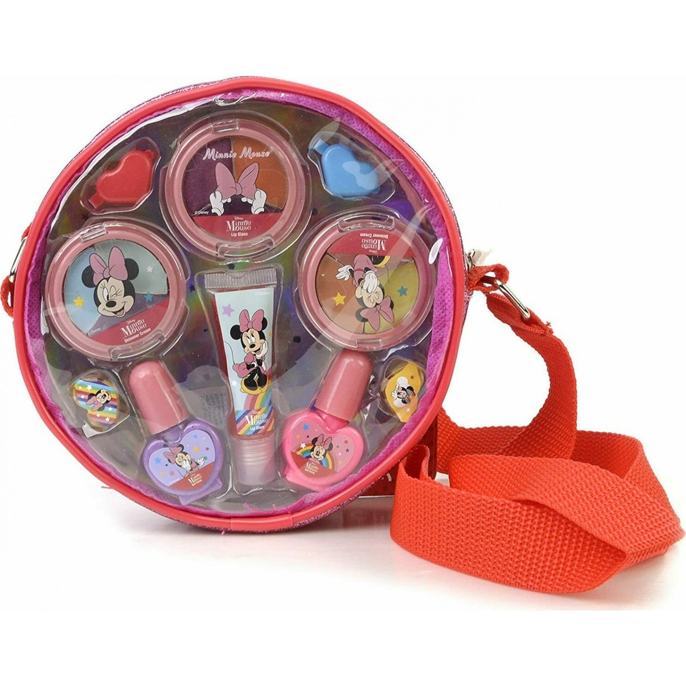 Minnie Bolso de Maquillaje Redondo