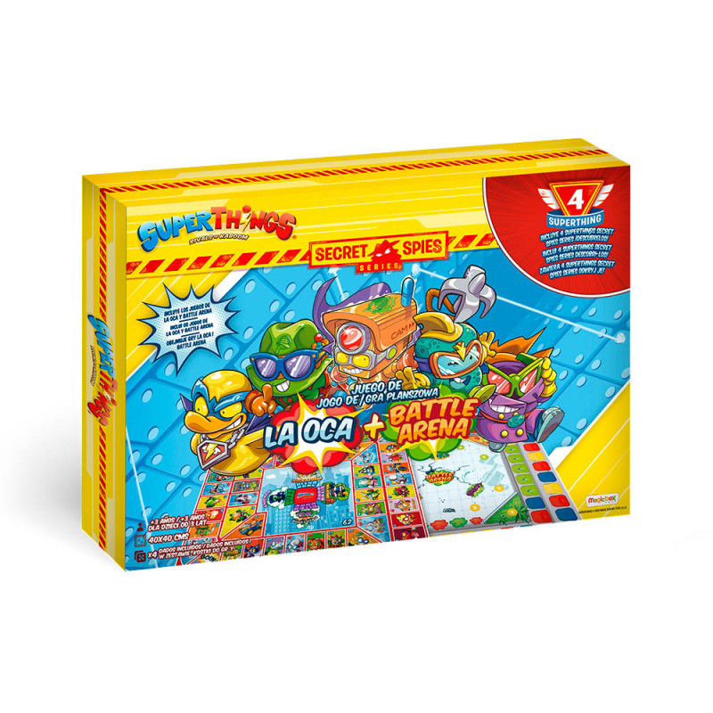 Superthings Juego de la Oca + Juego Battle Arena