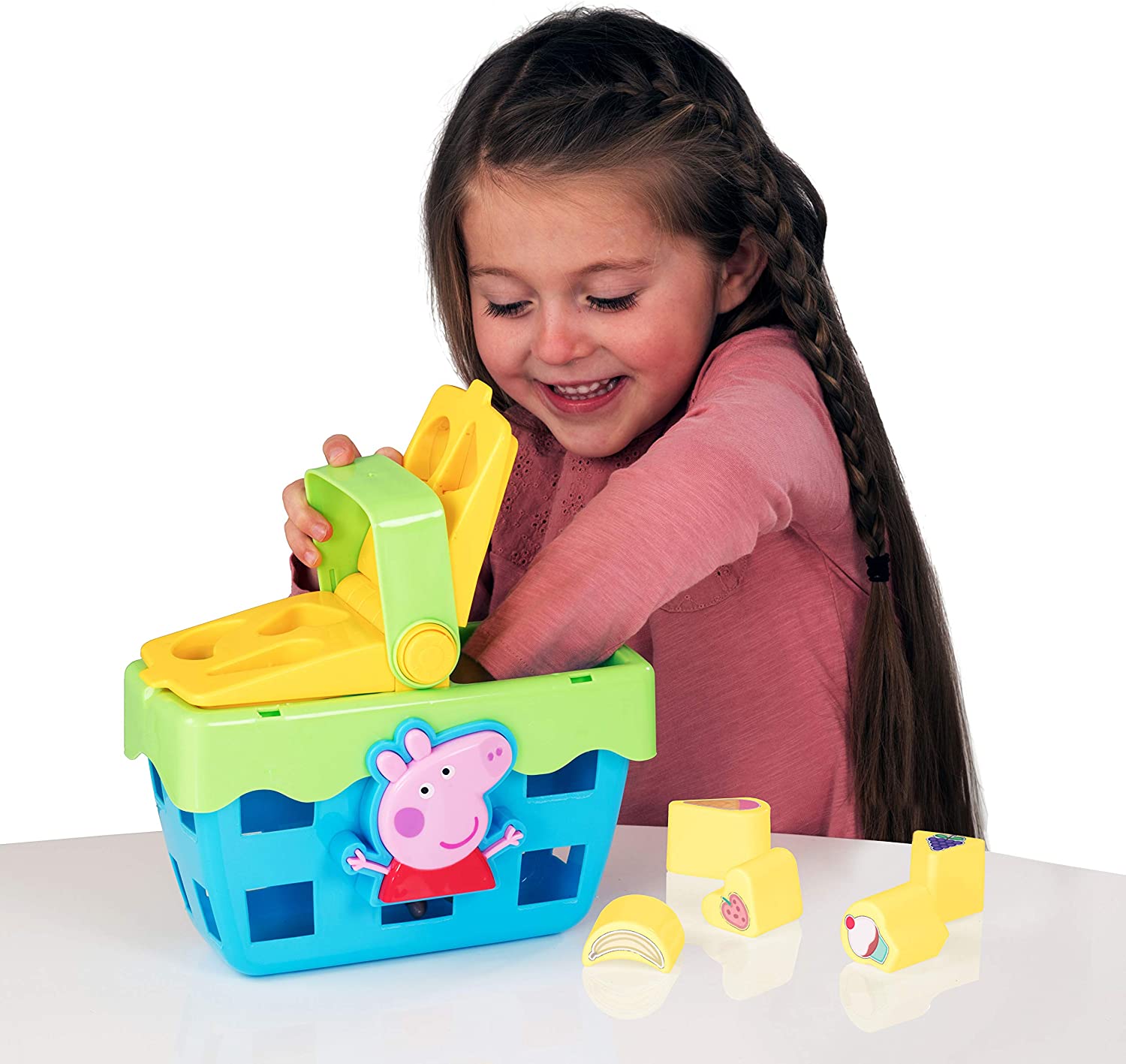 Peppa Pig Cesta Pícnic con Formas para Encajar