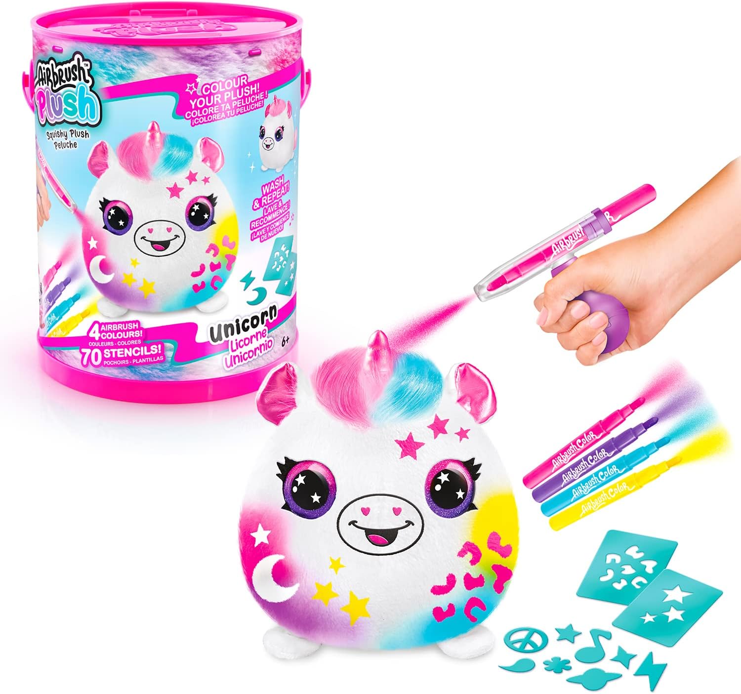 Colorea tu peluche en cubo