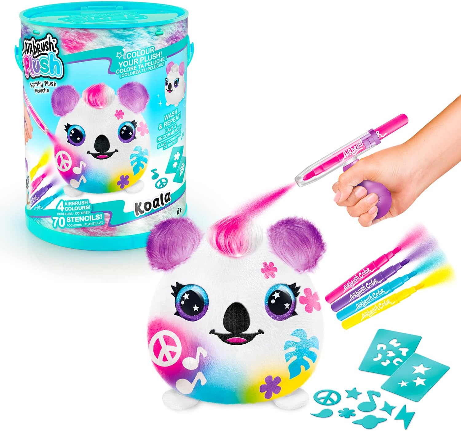 Colorea tu peluche en cubo