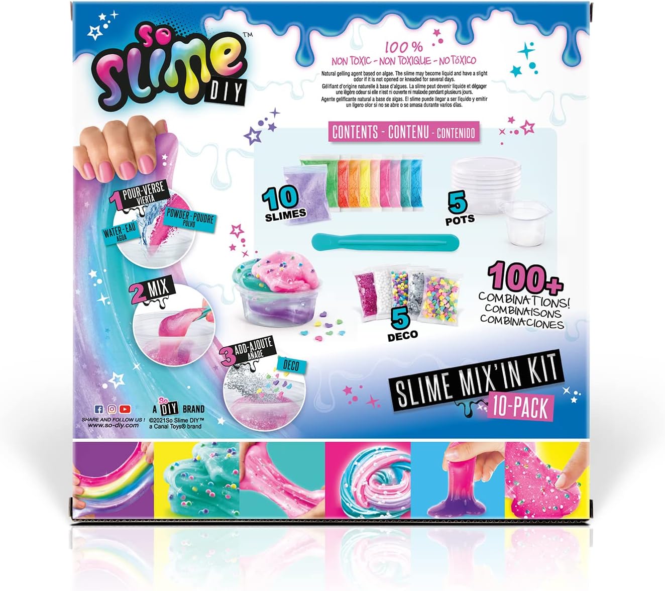 Slime Mix In Kit 10 Pack