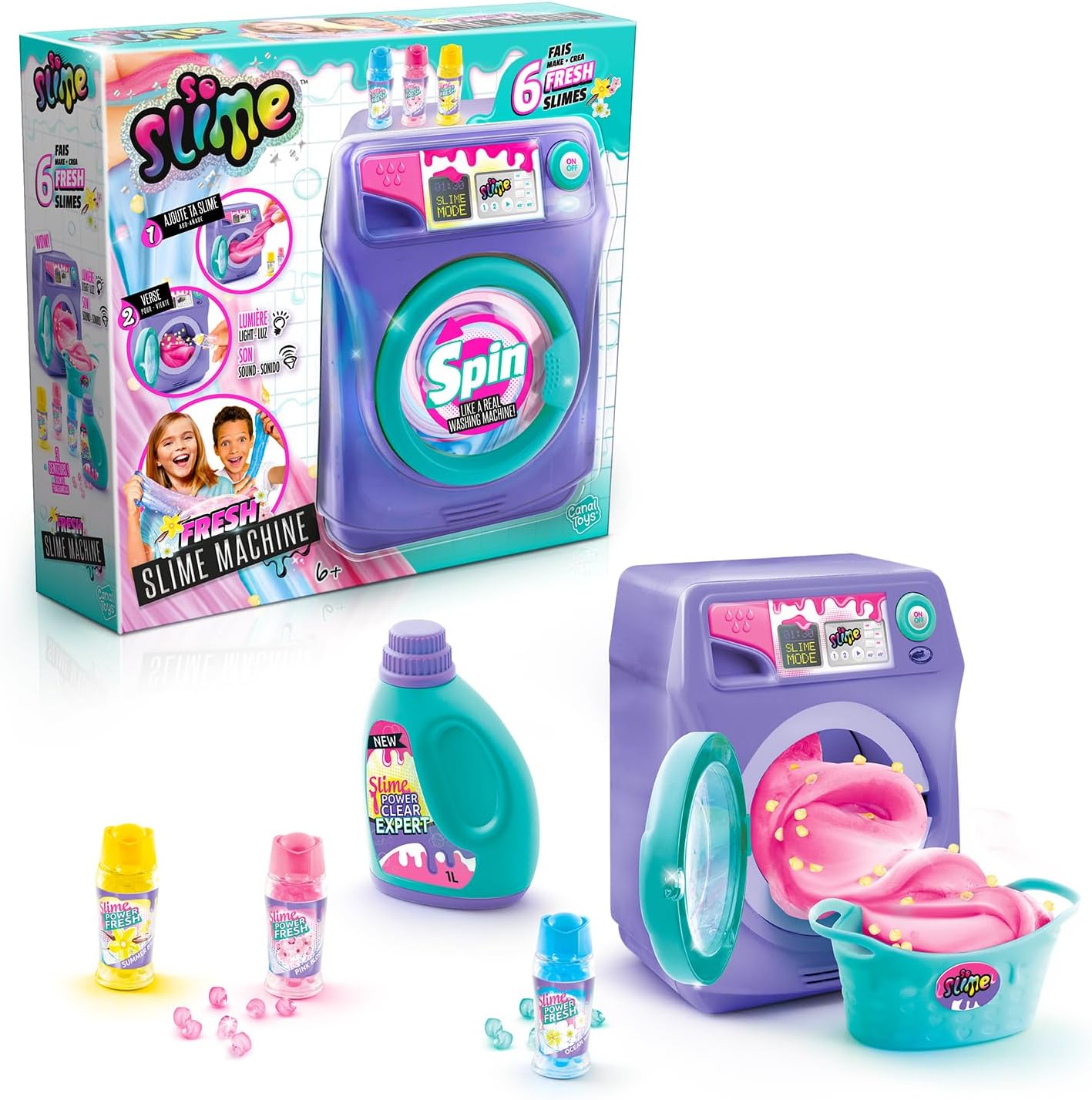 Lavadora Slime Tie-dye Machine con Aroma