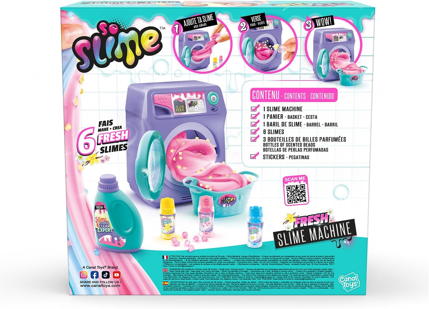 Lavadora Slime Tie-dye Machine con Aroma