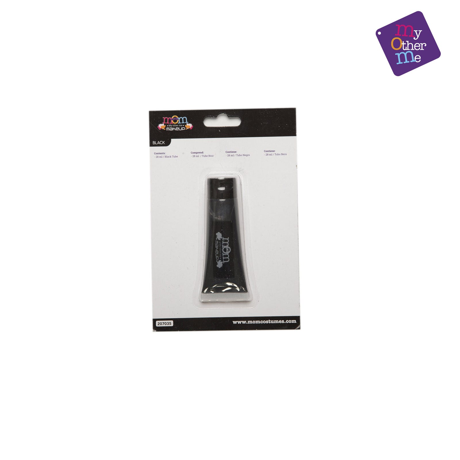 Maquillaje crema en tubo negro