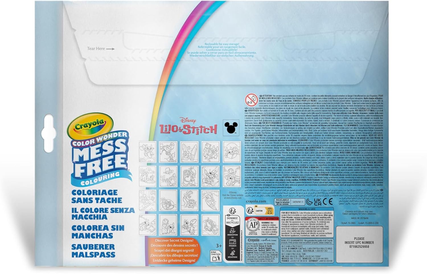 Color Wonder Lilo y Stitch - Colorea sin manchas