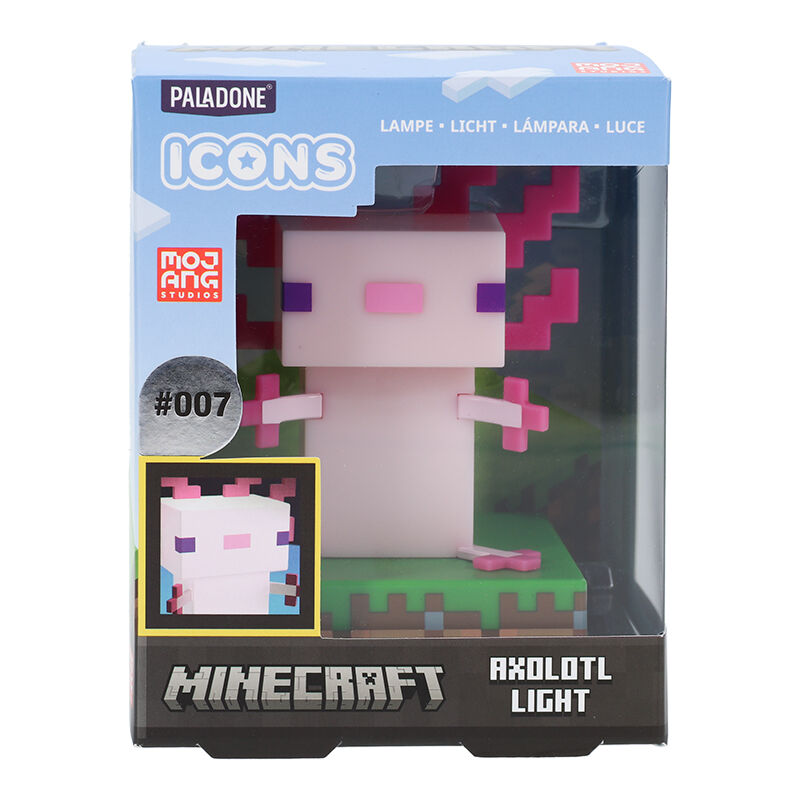 Lámpara Icon Minecraft Ajolote