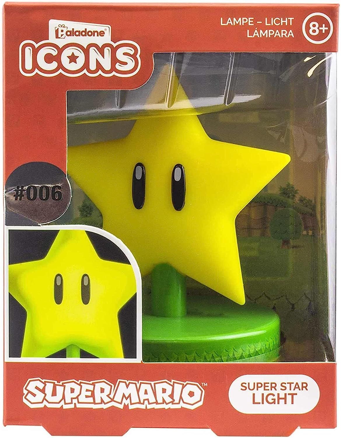 Lámpara Icon Mario Super Star