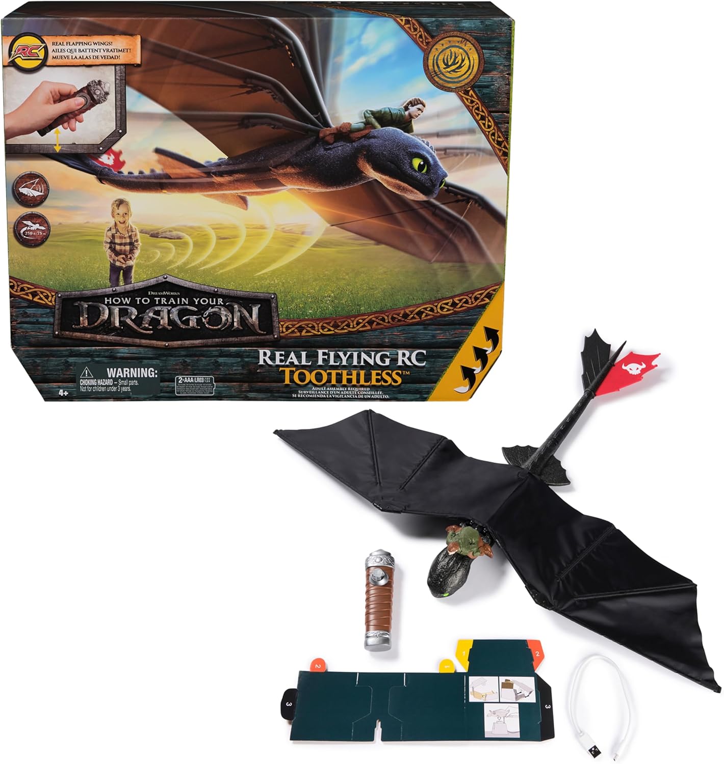 R/C Dragón Toothless Volador