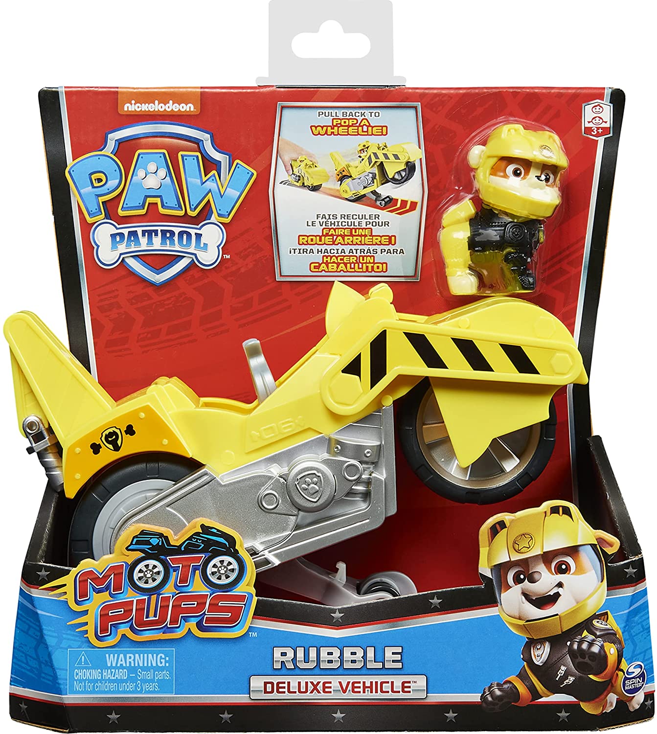 Rubble Vehículo Moto Paw Patrol