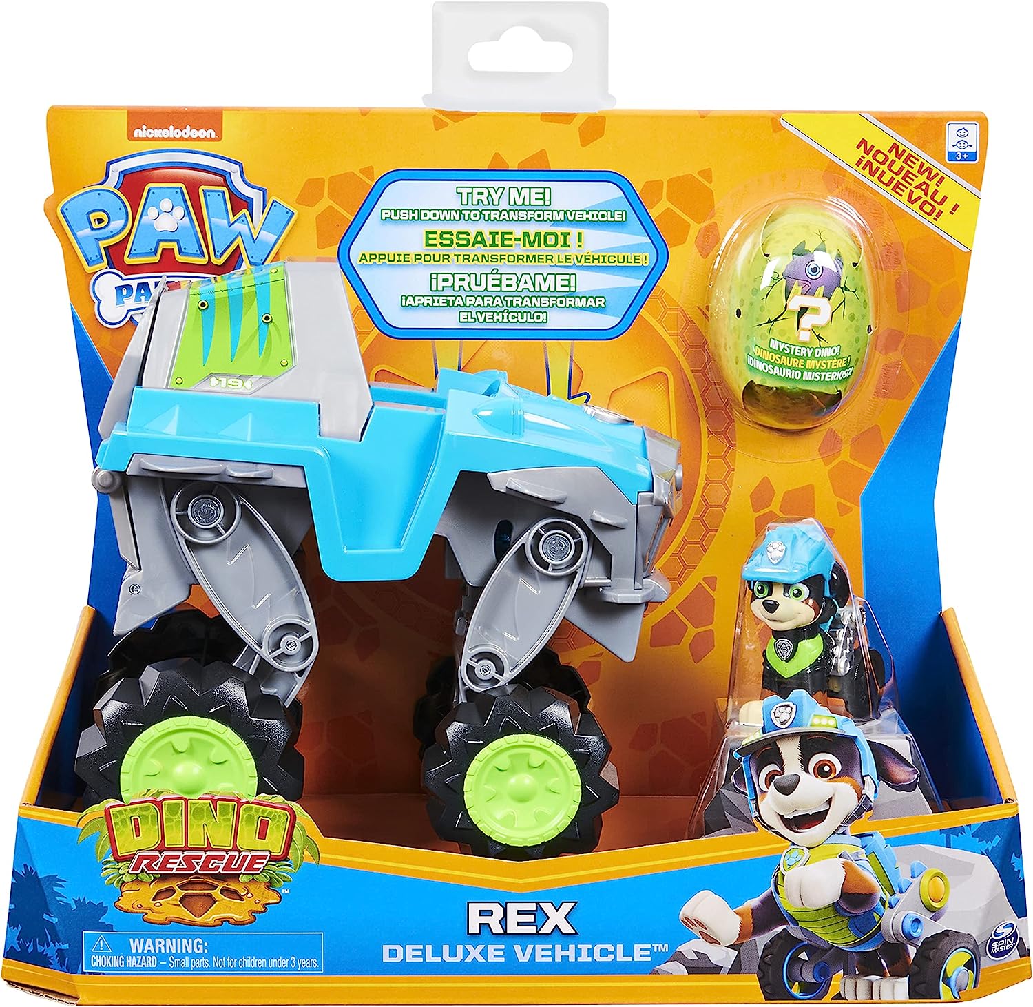 Paw Patrol Vehículo Dino Rex Deluxe