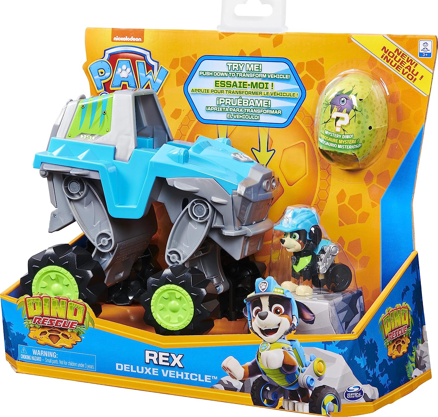Paw Patrol Vehículo Dino Rex Deluxe