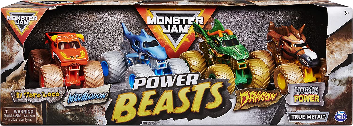 Monster Jam Die Cast 1:64 4-Pack