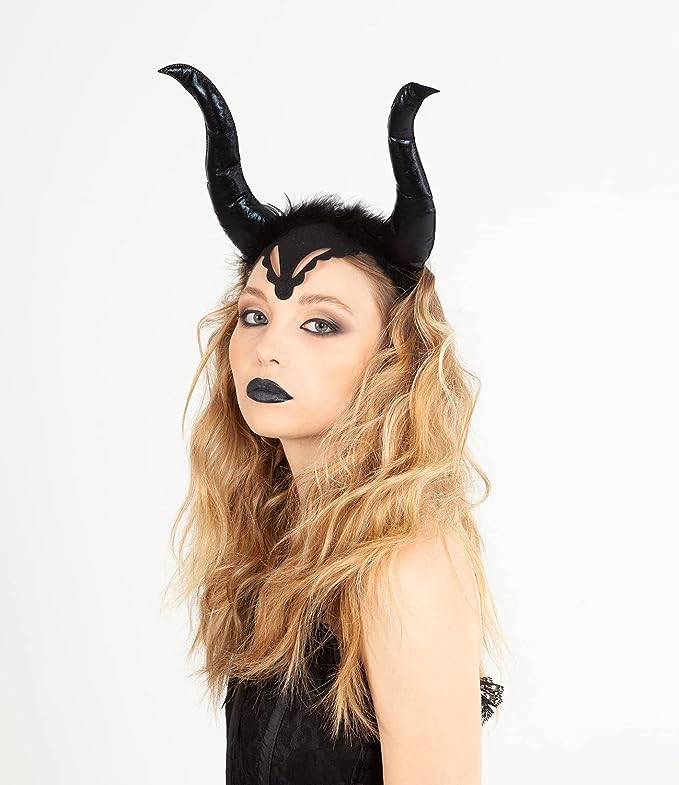 Diadema malvada negra