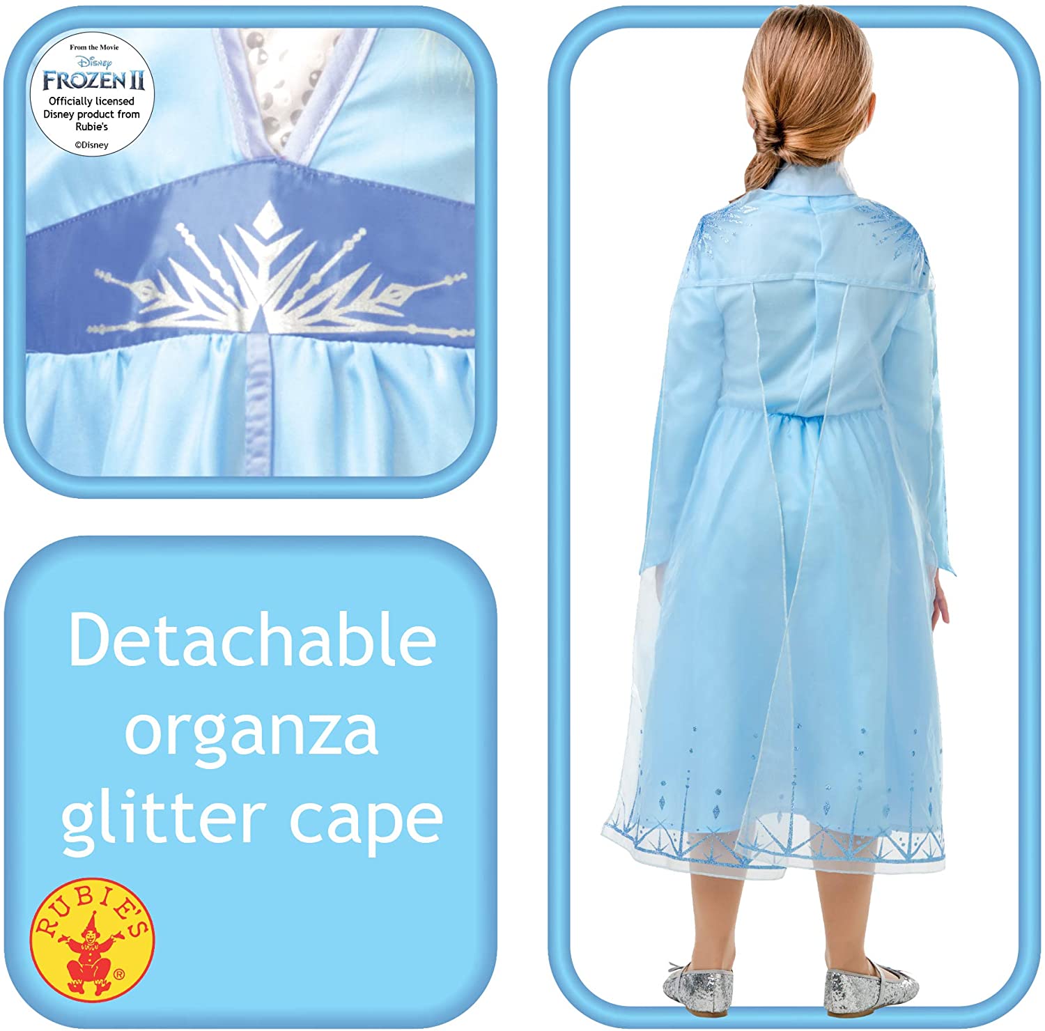 Disfraz Elsa Frozen 2 Talla XL (9-10 años)