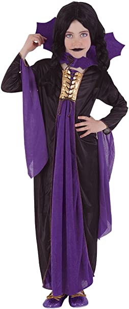Disfraz Vampiresa Gótica Lila Talla L (8-10a)