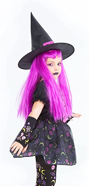 Disfraz Bruja Moonlight Pink Talla S (3-4a)