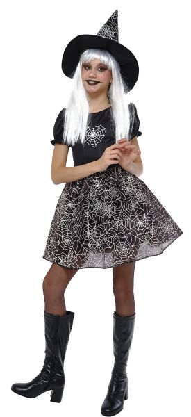 Disfraz Bruja Spiderweb Talla M Glow in the Dark