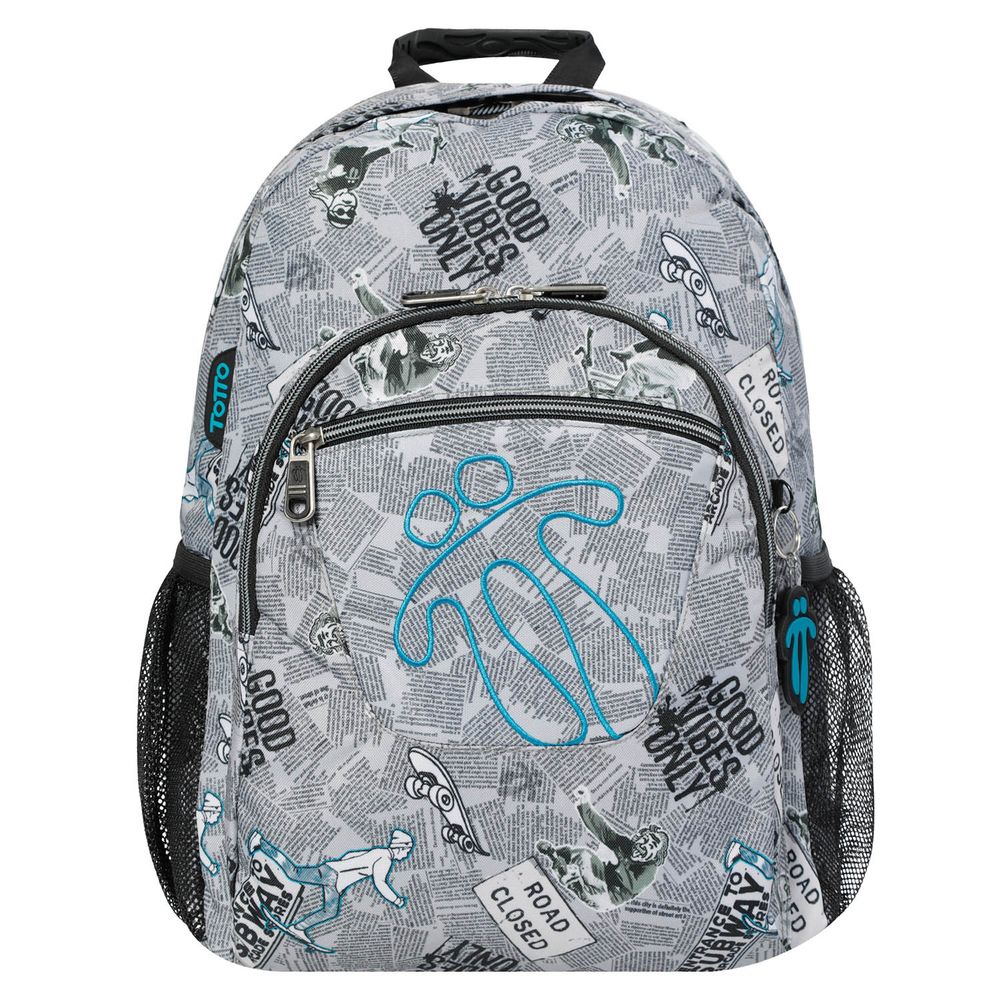 Mochila Escolar Adaptable a Carro - Newspaper