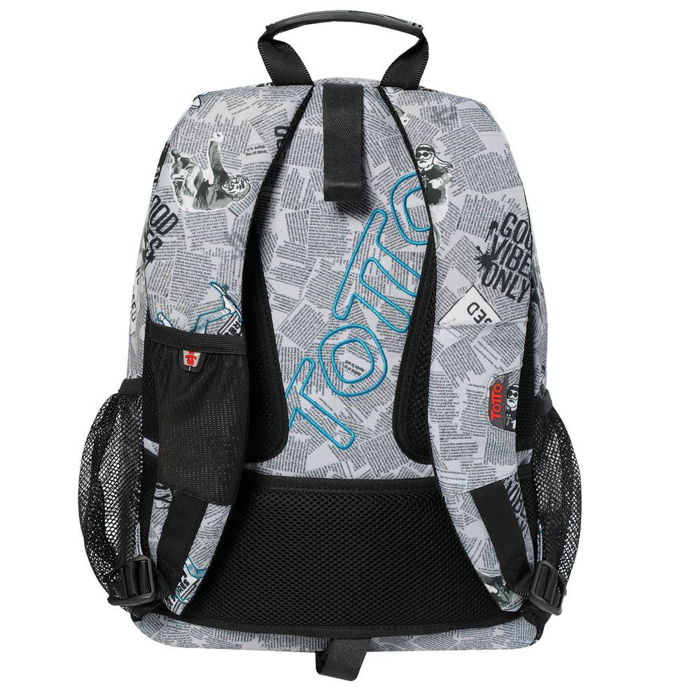 Mochila Escolar Adaptable a Carro - Newspaper