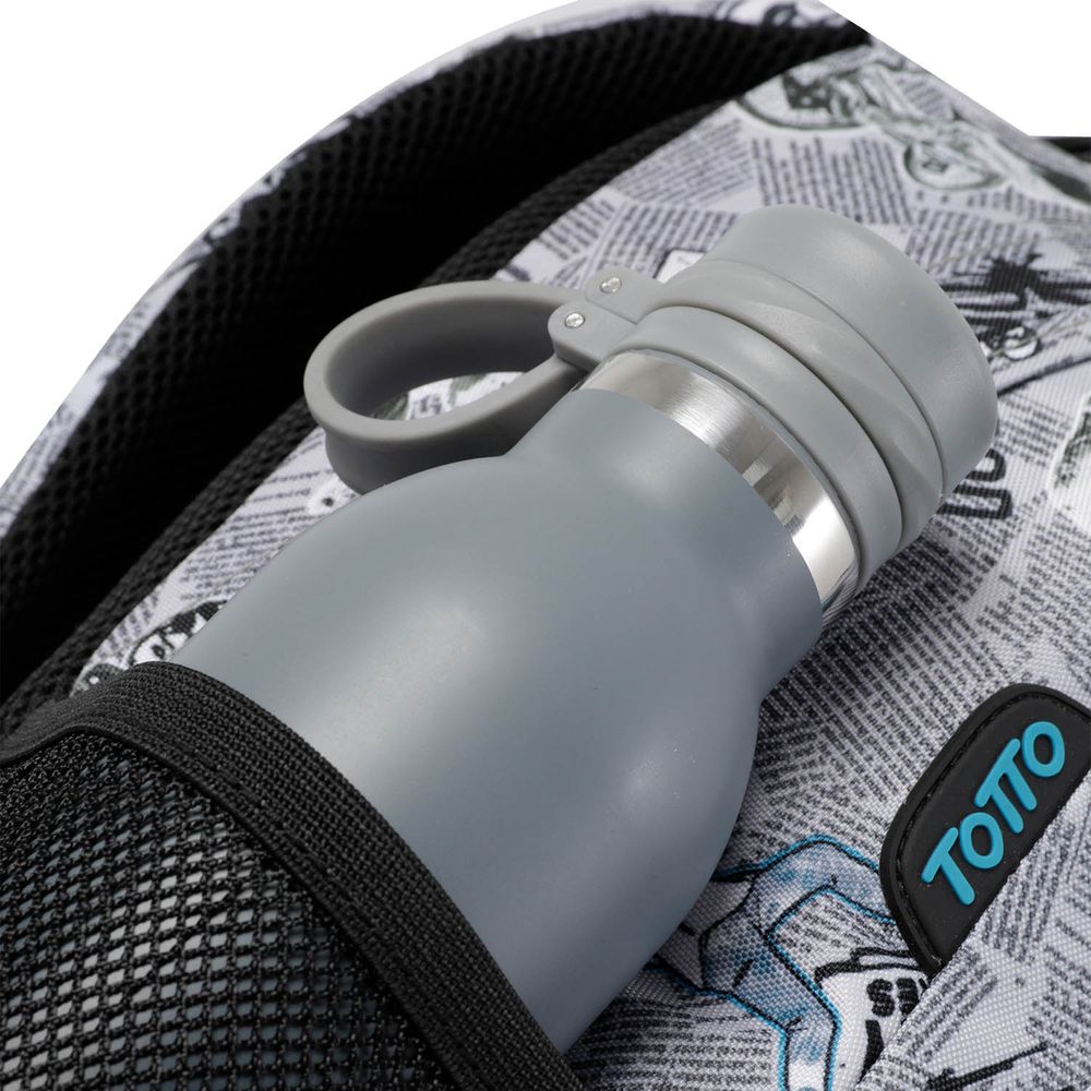 Mochila Escolar Adaptable a Carro - Newspaper