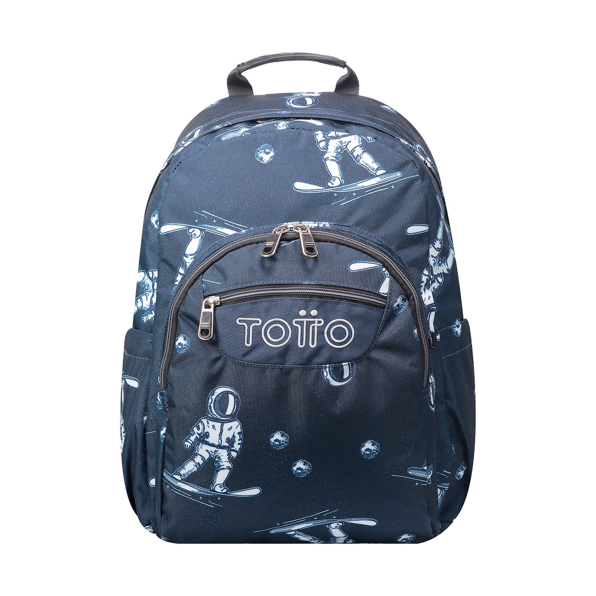 Mochila escolar adaptable Acuareles, astronautas
