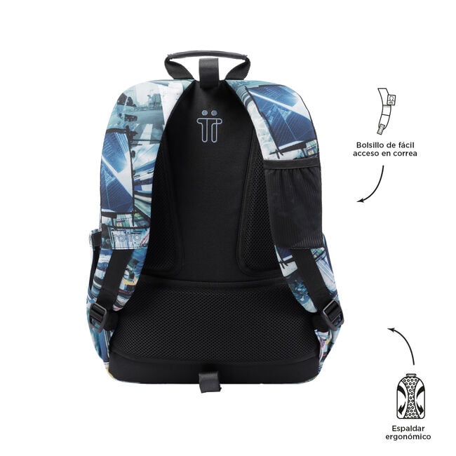 Mochila escolar Acuareles, Subway