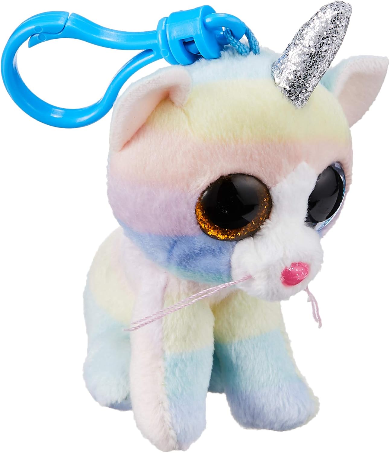 TY Clip: Heather, gato unicornio 10cm