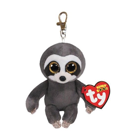 TY Clip: Dangler, perezoso gris 10cm