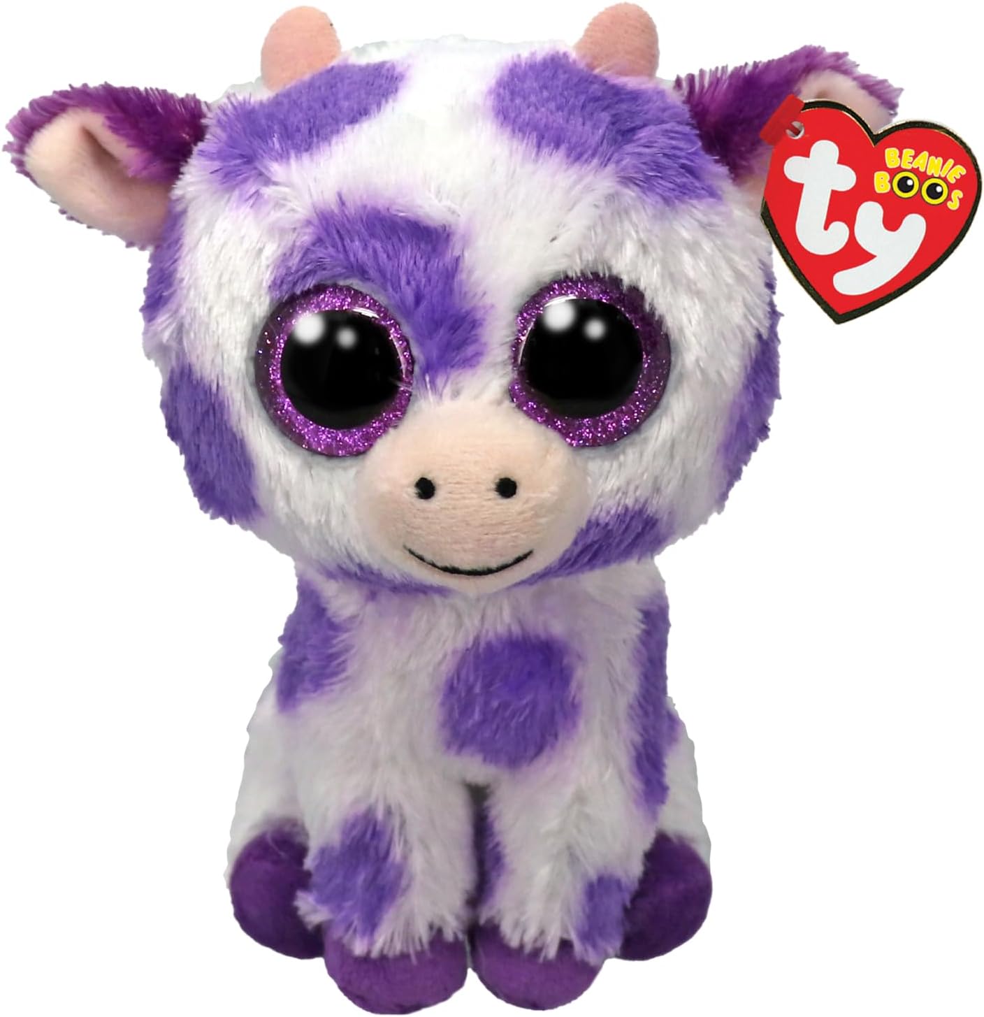 TY: Ethel, vaca púrpura 15cm