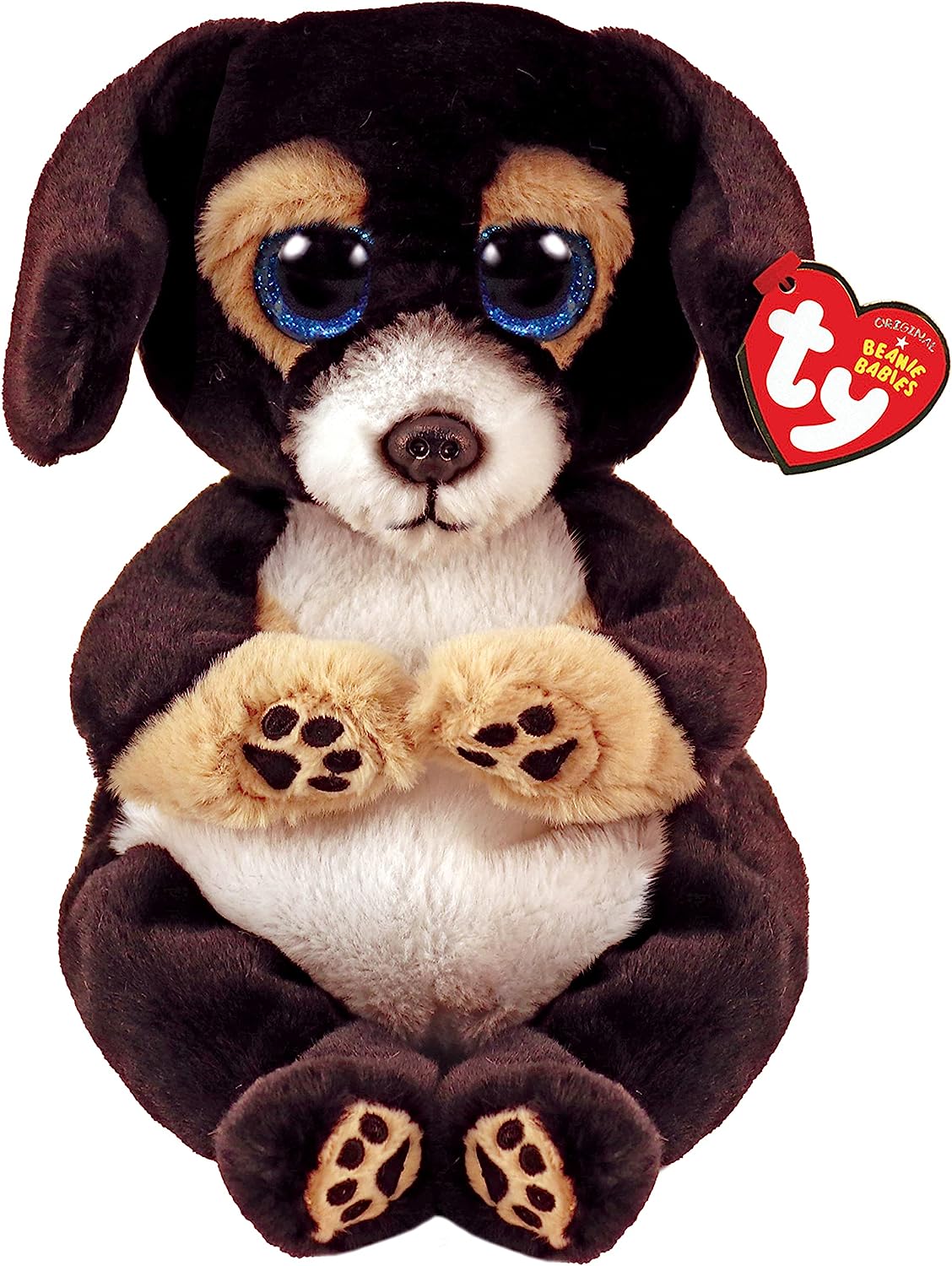 TY Bellies: Ranger, perro negro 15cm
